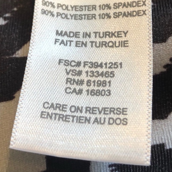 Avon open back houndstooth plaid scoop neck split back pullover sleeveless top - Picture 6 of 13